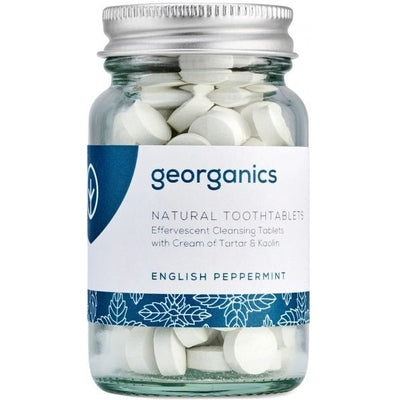 Georganics Toothtablets English Peppermint 120tabs - The O.G Me