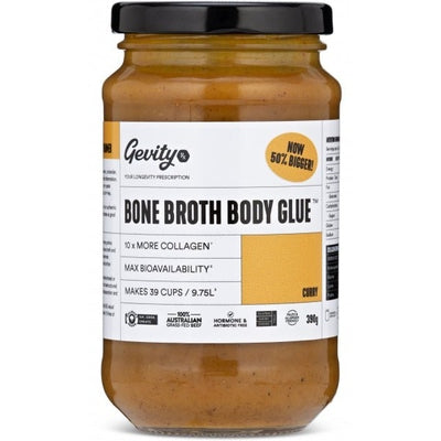 Gevity Rx Bone Broth Body Glue Curry G/F 390g - The O.G Me