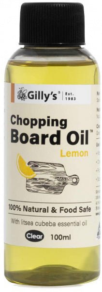 Gillys Chopping Board Oil Lemon 100ml - The O.G Me