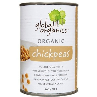 Global Organics Chick Peas 400gm - The O.G Me