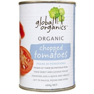 Global Organics Chopped Tomatoes 400g - The O.G Me