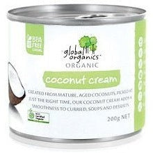 Global Organics Organic Coconut Cream G/F 200g Can - The O.G Me