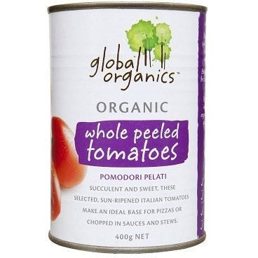 Global Organics Peeled Tomatoes 400g - The O.G Me