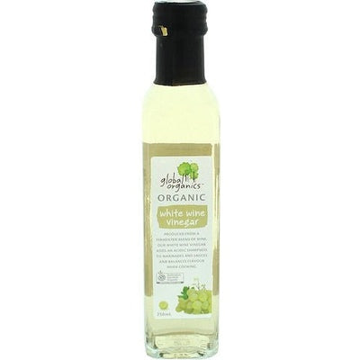 Global Organics White Wine Vinegar G/F 250ml - The O.G Me