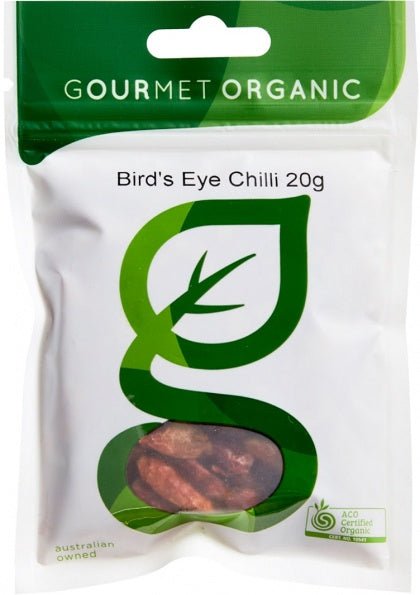 Gourmet Organic Bird's Eye Chili 20g Sachet x 1 - The O.G Me