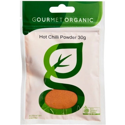 Gourmet Organic Chilli Hot Powder 30g Sachet x 1 - The O.G Me