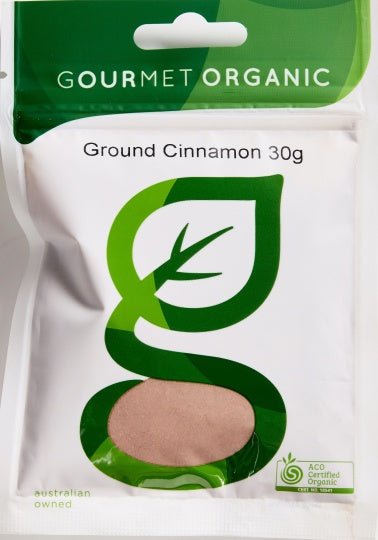 Gourmet Organic Cinnamon Ground 30g Sachet x 1 - The O.G Me