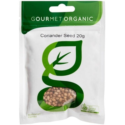 Gourmet Organic Coriander Seed 20g Sachet x 1 - The O.G Me