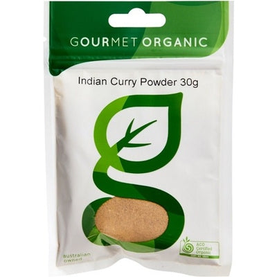 Gourmet Organic Curry Indian Powder 30g Sach x 1 - The O.G Me