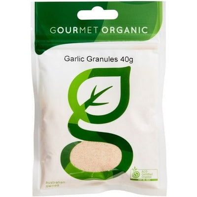 Gourmet Organic Garlic Granules 40g Sachet x 1 - The O.G Me