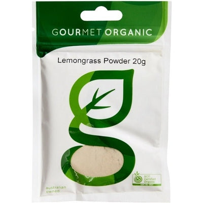 Gourmet Organic Lemongrass Powder 20g Sachet - The O.G Me