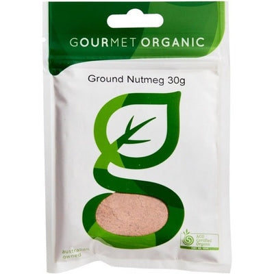 Gourmet Organic Nutmeg Ground 30g Sachet x 1 - The O.G Me