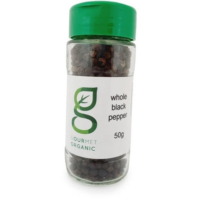 Gourmet Organic Whole Black Pepper Shaker 50g - The O.G Me