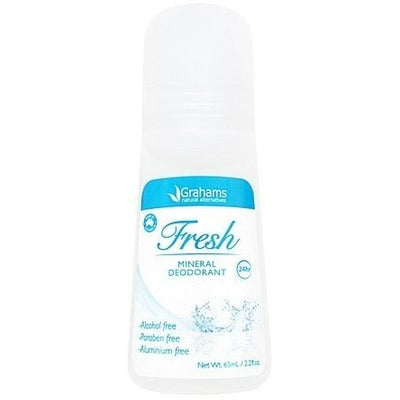 Grahams Fresh Mineral Deodorant Roll On 65ml - The O.G Me