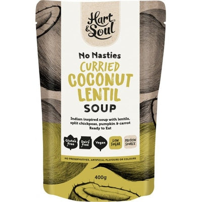 Hart & Soul All Natural Coconut & Lentil Soup in Pouch 400g - The O.G Me