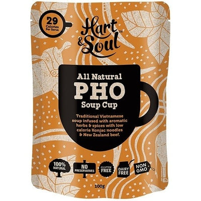 Hart & Soul All Natural Pho Soup Cup Sachet G/F 100g - The O.G Me