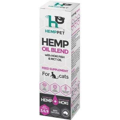 Hemp Pet Hemp Oil Blend with Hoki Fish & MCT Oil Feed Supplement for Cats 100ml - The O.G Me