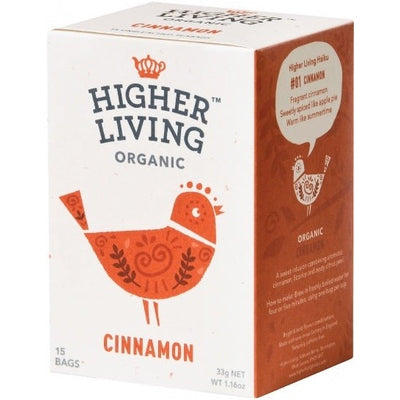 Higher Living Organic Cinnamon Tea 15Teabags - The O.G Me