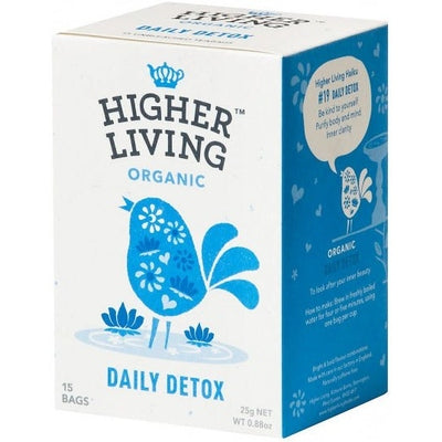 Higher Living Organic Daily Detox 15Teabags - The O.G Me