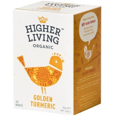 Higher Living Organic Golden Turmeric 15Teabags - The O.G Me