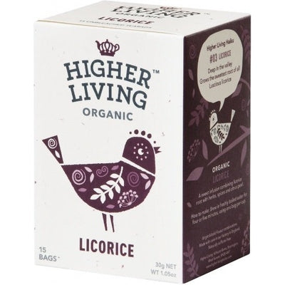 Higher Living Organic Licorice Tea Caffeine Free 15Teabags - The O.G Me