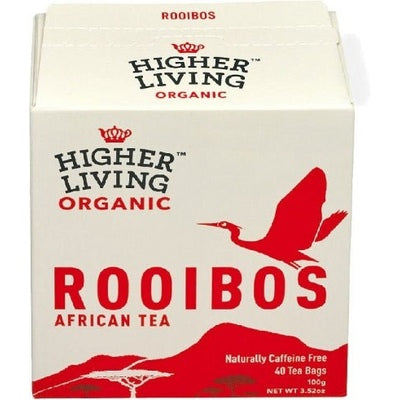 Higher Living Organic Rooibos Tea G/F 40Teabags - The O.G Me