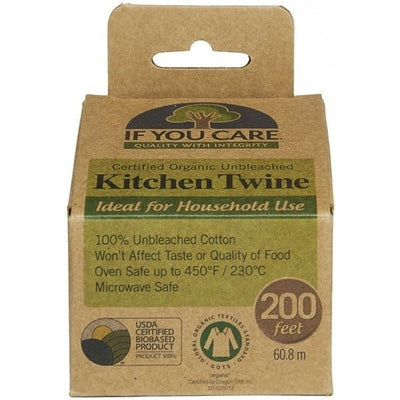 If You Care Organic Unbleached Kitchen Twine 60.8m - The O.G Me