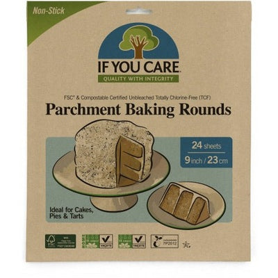 If You Care Parchment Baking Paper Rounds 24 Sheets - The O.G Me