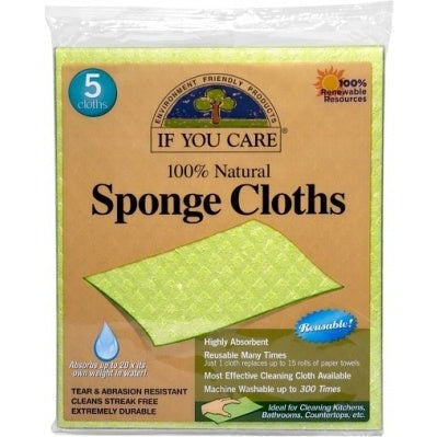 If You Care Sponge Cloth 5Pck - The O.G Me