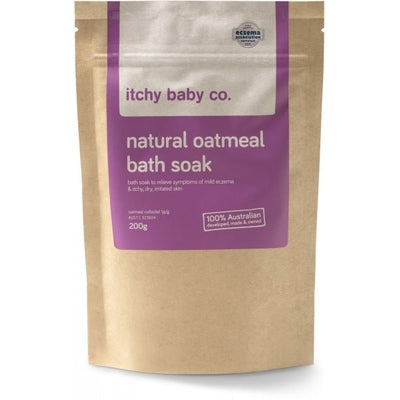 Itchy Baby Co Natural Oatmeal Bath Soak 200g Pouch - The O.G Me