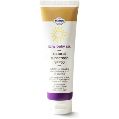 Itchy Baby Co Natural Sunscreen SPF50 100g Tube - The O.G Me