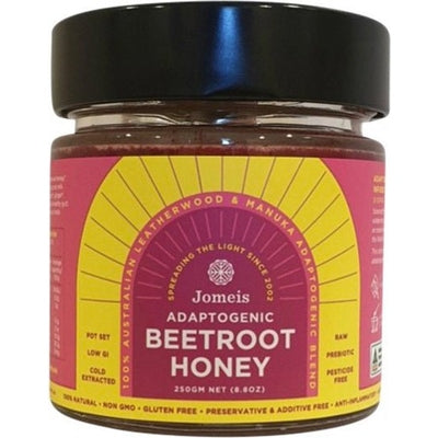 Jomeis Adaptogenic Beetroot Honey G/F 250g - The O.G Me