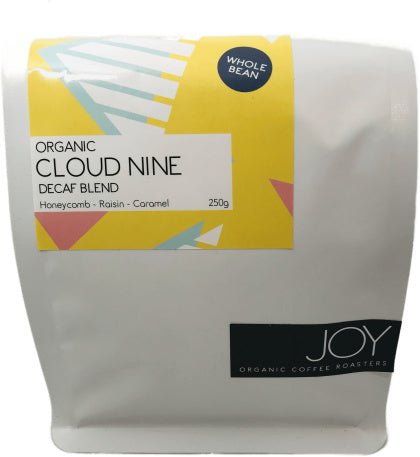 Joy Organic Coffee Beans Coud 9 Decaf 250g - The O.G Me