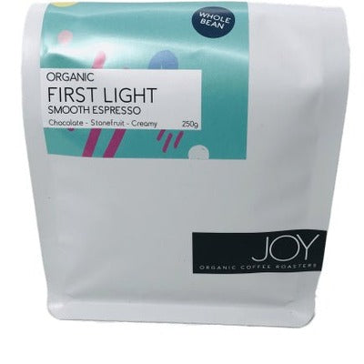 Joy Organic Coffee Beans First Light 250g - The O.G Me