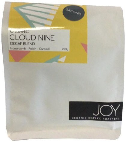 Joy Organic Ground Coffee Cloud 9 Decaf 250g - The O.G Me