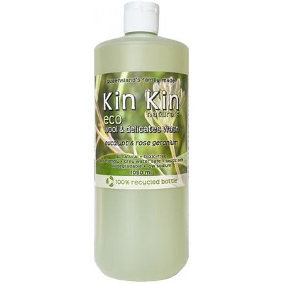 Kin Kin Naturals Eco Wool & Delicates Wash Eucalypt & Rose Geranium 1050ml - The O.G Me