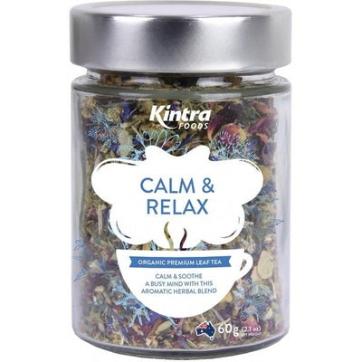 Kintra Foods Calm & Relax Leaf Tea 60g Jar - The O.G Me