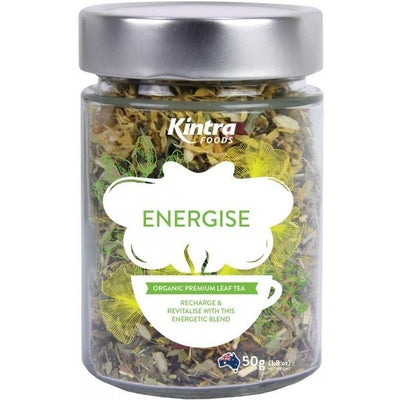 Kintra Foods Energise Leaf Tea 50g Jar - The O.G Me