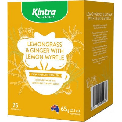 Kintra Foods Lemongrass, Ginger & Lemon Myrtle 25Teabags - The O.G Me