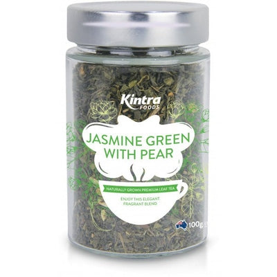 Kintra Foods Loose Leaf Jasmin Green & Pear 100g - The O.G Me