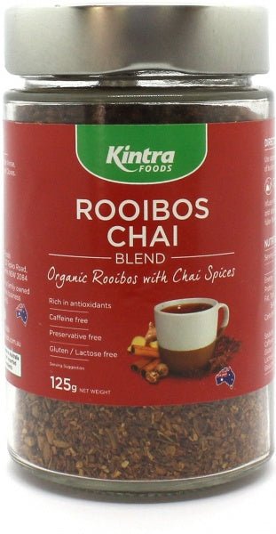 Kintra Foods Rooibos Chai G/F 125g Jar - The O.G Me