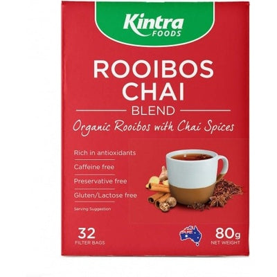 Kintra Foods Rooibos Chai G/F 32Teabags - The O.G Me