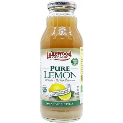 Lakewood Pure Organic Lemon Juice 370ml - The O.G Me