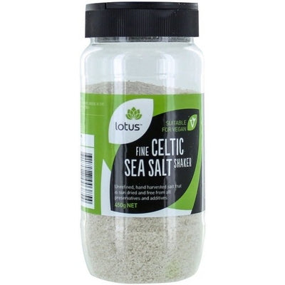 Lotus Celtic Sea Salt Fine Shaker 450g - The O.G Me