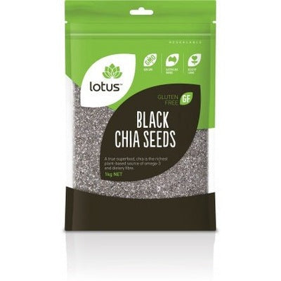 Lotus Chia Seeds Black G/F 1Kg - The O.G Me