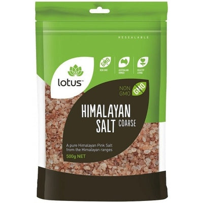 Lotus Himalayan Pink Coarse Salt Bag 500g - The O.G Me