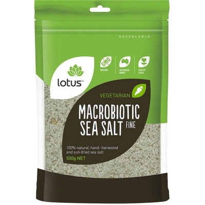 Lotus Macrobiotic Sea Salt - Fine 500gm - The O.G Me