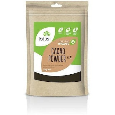 Lotus Organic Cacao Powder Raw G/F 250g - The O.G Me