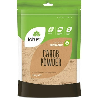 Lotus Organic Carob Powder G/F 250gm - The O.G Me