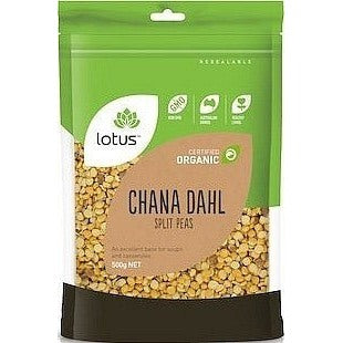 Lotus Organic Chana Dahl Split Peas 500gm - The O.G Me